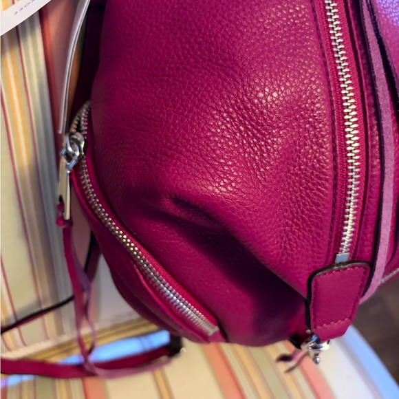Rebecca Minkoff Always On Mini Backpack Fuchsia NWT - Picture 5 of 8